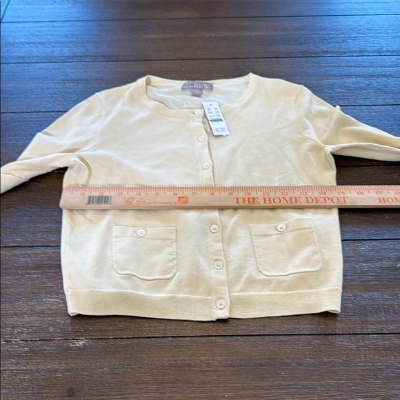 J. Crew Crewneck cardigan in premium ultrafine cotton Size XXS - Picture 9 of 12